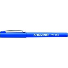 Artline 200 Fine 0,4 İnce Uçlu Yazı ve Çizim Kalemi Mavi
