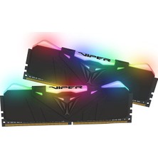 Patriot Viper RGB BLA Dual 16GB(2X8GB) 3600MHz DDR4 Ram PVR416G360C8K