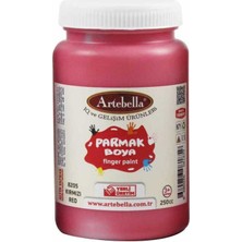 Artebella Parmak Boyası 250 cc Kırmızı