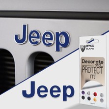 Ipg Jeep Wrangler 2015 - 2018 Ön Jeep Amblem Sticker (Lacivert)