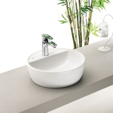 Turkuaz 42 cm One Batarya Delikli Lavabo 076400