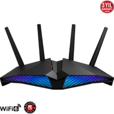 ASUS RT-AX82U WIFI6 Dual Band Gaming Extendable Router-Aura RGB-Mobile Gaming Mod-Gaming  Port-4G 5G Mobile Tethering-AiProtection