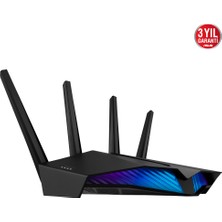 ASUS RT-AX82U WIFI6 Dual Band Gaming Extendable Router-Aura RGB-Mobile Gaming Mod-Gaming  Port-4G 5G Mobile Tethering-AiProtection