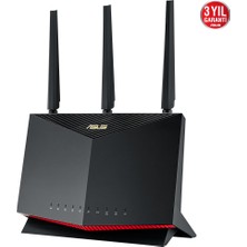 ASUS RT-AX86U WIFI6 Dual Band Gaming Extendable Router-4G 5G Mobile Tethering-AiProtection