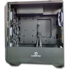 Lunatic Orkinos Mesh Panel Dikey Ekran Kartı Takılabilen 4 RGB Fanlı mATX Bilgisayar Kasası