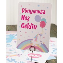 Alâhane Unicorn Bebek Anı Kartı