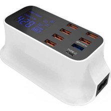 Paleon Doolike Çoklu USB 8 Port Şarj Doldurma Hızlı Şarj Adaptörü