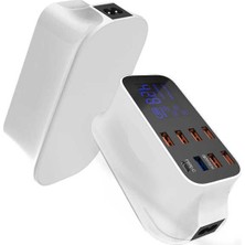 Paleon Doolike Çoklu USB 8 Port Şarj Doldurma Hızlı Şarj Adaptörü