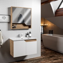 Belinza Silva Banyo Dolabı Takımı 100 cm