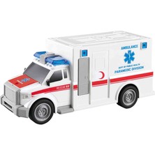 Adel Nitro Speed Polis Ambulans 1:20 Sesli Işıklı Beyaz
