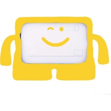 Ceplab Apple iPad Air 1 Kılıf Emoji Standlı Silikon Tablet Kılıfı+Dokunmatik Kalem Hediye