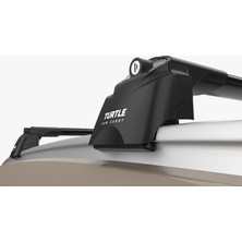 Turtle Air-2 Black Kit- Kia x Ceed Tavan Taşıyıcı Ara Atkı Seti, Siyah, Uyumlu Model Yıllar 2019-2020-2021