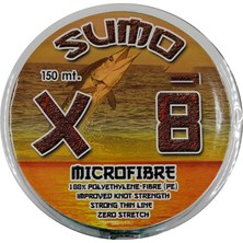 Effe Sumo X8 Ip Misina 150M Polietilen Micro Fiber Ip Misina Yeşil