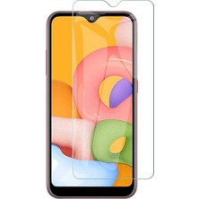 Engo Samsung Galaxy A01 Ekran Koruyucu Nano Temperli Cam Şeffaf