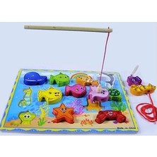 Fisher Kids Ahşap Mıknatıslı Balık Tutma
