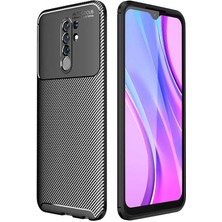 Kilifone - Xiaomi Redmi 9 - Kılıf Auto Focus Negro Karbon Silikon Kapak