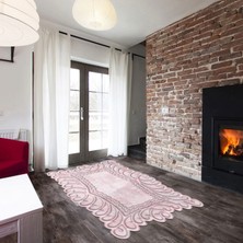 Alanur Home Yıldız Lazer Kesim Kaymaz Taban Dijital Baskı Halı ST600161PU03