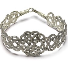 Midyat Nurtaş Gümüş 1000 Ayar Kazaziye Unisex Gümüş Bileklik