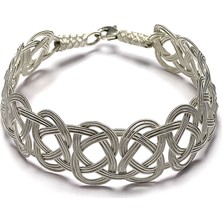 Midyat Nurtaş Gümüş 1000 Ayar Kazaziye Unisex Gümüş Bileklik