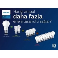 Philips Essential 8W - 60W LED Ampul E27 Sarı Işık
