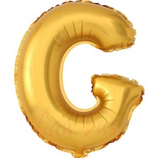 As Balon 90 cm G Harfi Folyo Balon Altın