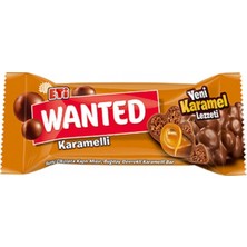 Eti Wanted Karamelli Bar 22Gr(K:16871)-24'Lü