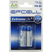 Efcell 2700 mAh Kalem Pil 2'li