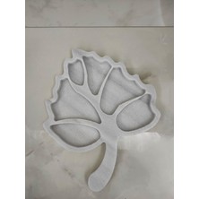 Divali Home Yaprak Desenli Mermer Çerezlik