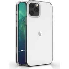 Tekno Grup Apple iPhone 12 (6.7'') Kılıf Lüx Silikon Kılıf Şeffaf