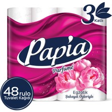 Papia Parfümlü Tuvalet Kağıdı Jumbo Paket 48 Rulo