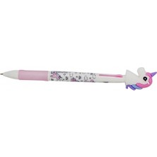 Mikro MK-202 Unicorn 3 Renk Tükenmez Kalem Pembe