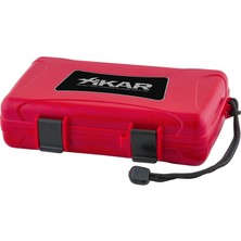 Xikar Travel Humidor 5'li Kırmızı Puro Seyahat Çantası