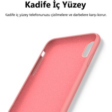 Kzy Samsung Galaxy A21S Içi Kadife Soft Silikon Kılıf - Kırmızı