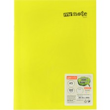 Mynote Text Neo Defter A5 60 Yaprak 4'lü Set Sarı Turuncu Pembe Turkuaz 2 Çizgili + 2 Kareli