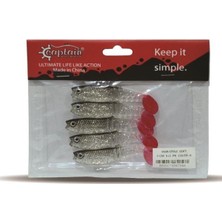 Style Soft 8cm Silikon Balık 3569 5li Paket Renk:4