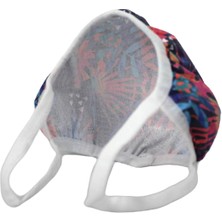 Efabric 5 Adet Anne-Çocuk Mikrofilament Yıkanabilir Maske 3 Çocuk 2 Yetişkin