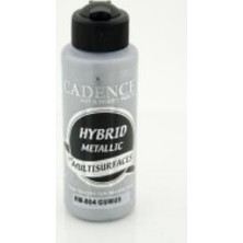 Cadence HM-804 Metalik Akrilik Boya 120 ml Gümüş