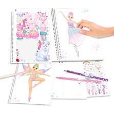 Top Model Create Your Fantasy Model Colouring Book Ballet Tasarım Defteri