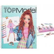 Top Model Create Your Colouring Book Tasarım Defteri