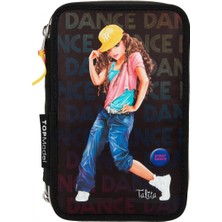 Top Model Triple Pencil Case LED Dance 3 Katlı Dolu Kalem Kutu