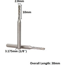 Depolife Carbide Yönlendirici Bit  Mill Freze Cnc Kesici Karbür Uç