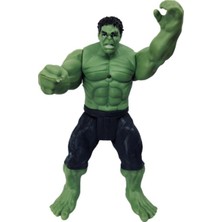 Medska Hulk Figür Işıklı Karakter Yeşil Dev 16 cm