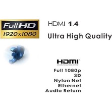 Concord Sargılı HDMI Kablo - 5m