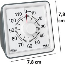 Tfa Dostmann "visual" Alarmlı Timer Zamanlayıcı Geri Sayım Cihazı 120 Dk TM832.2062.10