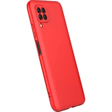 Case 4U Huawei P40 Lite Kılıf 3 Parçalı Tam Koruma Sert Mika Ays Kapak Kırmızı