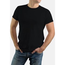 Poi̇ntspor Black Premium Basic Sıfır Yaka T-Shirt