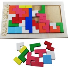 Türk Toys Ahşap Tetris Şekiller Puzzle