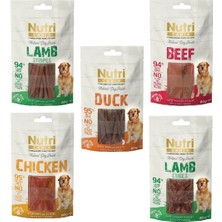 Nutri Canin Natural Dog Snack Tahılsız 5 Çeşit Köpek Ödül 80G x 5