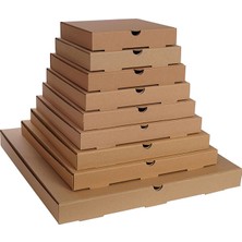 Kuzeykutu Baskısız Pizza Kutusu 28 x 28 x 4 cm 100 Adet