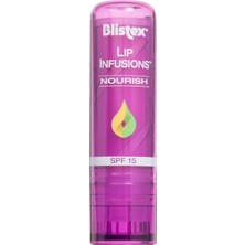 Blistex Pürüzsüz Dudaklar Için Besleyici Dudak Bakımı Lip Infusions Nourish SPF15 3,7g